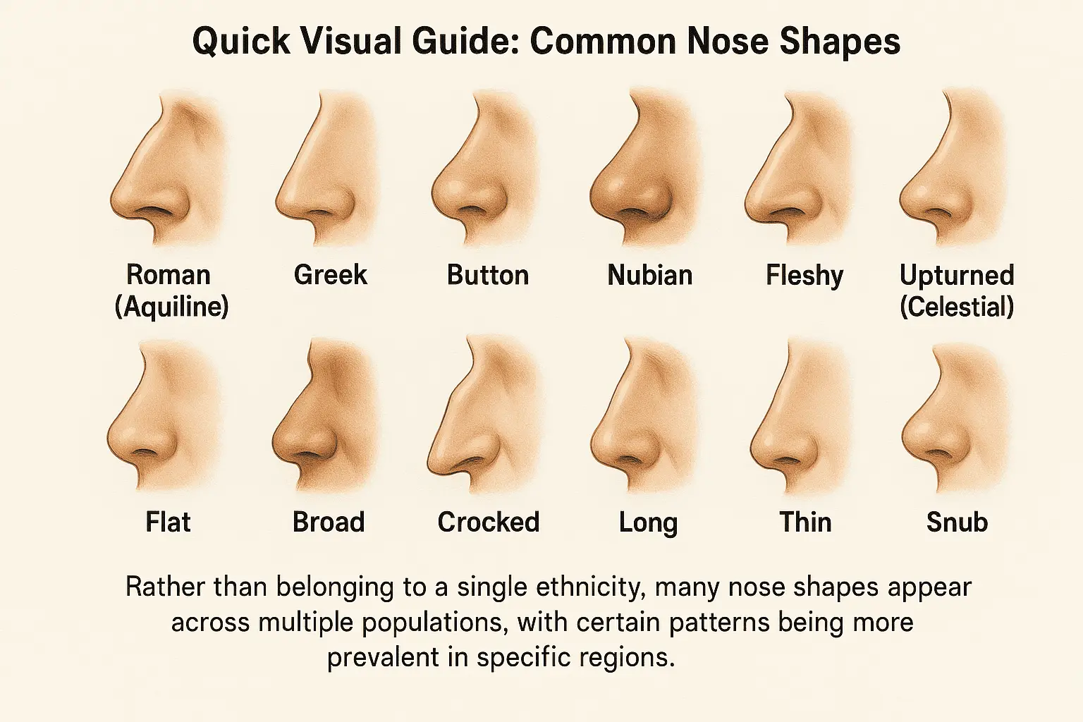 Home 3 types of noses