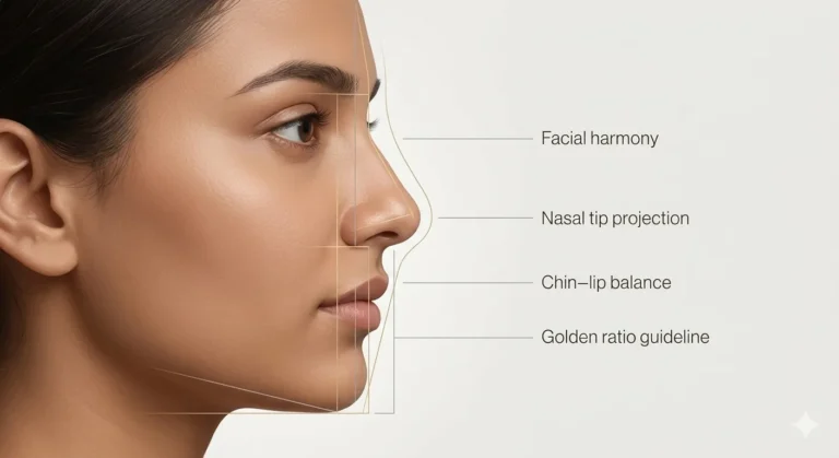 facial proportion and balance button nose rhinoplasty goal